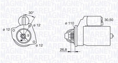 MAGNETI MARELLI 063217148010 -  Стартер